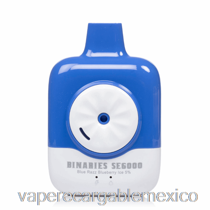 Vape Recargable Horizonte Binarios Se6000 Desechable Azul Razz Arándano Hielo